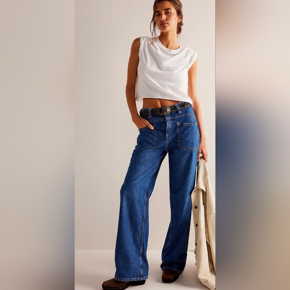 We The Free Denim - We The Free Palmer Cuffed Jeans